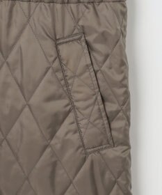 自由区 【洗える/リバーシブル】ブライトキルト リバーシブルコート