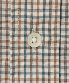 J.PRESS MEN 【WEB限定】ポプリンチェック J刺繍 シャツ/B.D