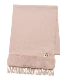 MOONBAT PAUL & JOE ACCESSOIRES ヌネットワッペン×ファームースタッチマフラー（パッケージ入り）