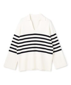 uncrave スウェットライクニット スキッパートップス