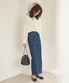 Feroux 【洗える】リボンタイ ブラウス