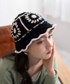 WEGO クロシェニットハット