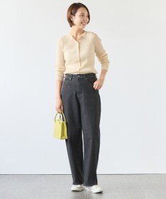 UNFILO 【UNFILO DENIM】撥水 カーブワイドデニム