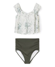 San-ai Resort（三愛水着楽園） プリントワンピ見えビキニ　9M・11L　【San-ai Resort（サンアイリゾート）】