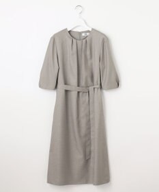 J.PRESS LADIES L 【洗える・UV加工・吸水速乾】OXIJEWELストレッチ ワンピース