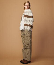 JOSEPH ABBOUD MOUNTAIN 【CREA掲載・レディースシルエット・ECO撥水/抗菌性/軽量】タスランワッシャー クライミングカーゴ パンツ