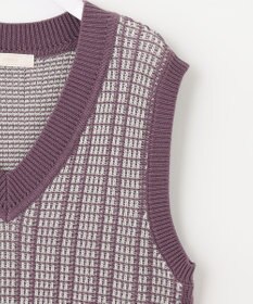 ANY SIS 【2SET】ニットベスト×チュニック ブラウス