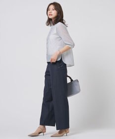 J.PRESS LADIES シアーピンストライプ カットソー