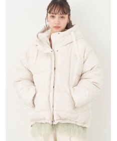 earth music&ecology フーディー中綿ブルゾン