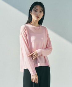 UNFILO シアーフォルムニット クルーネック