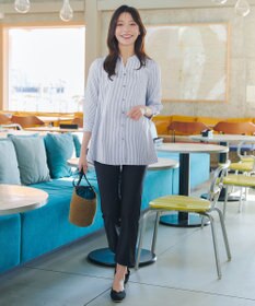 Tiaclasse バックタックフレアチュニック