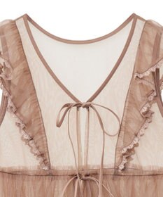 Green Parks ・ＥＬＥＮＣＡＲＥ　ＤＵＥ　チュールラッフルベスト