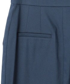 ICB 【CLASSY.掲載・裏起毛】 ウォームサテン Iラインスカート