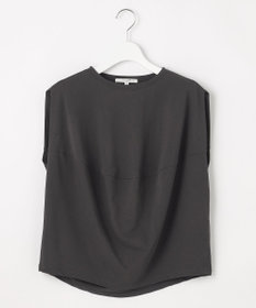 23区 【SLOW/一部店舗限定】ライトツイストコットン 切り替えデザイン Tシャツ