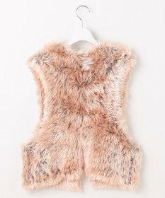 自由区 【カトリエムブーケ】Flower fur シャギーベスト