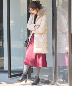 ANY SIS 【洗える】タックマーメイド スカート