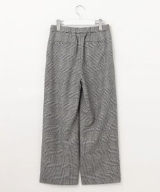 J.PRESS LADIES クラシカル グレンチェック セミワイド パンツ