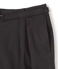 JOSEPH ライトコットンサテン　ワイドストレートトラウザーズ