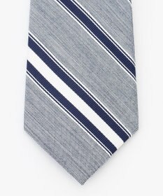 J.PRESS MEN 【LINEN MIX COLLECTION】レジメンタル ネクタイ