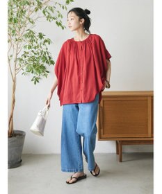 CRAFT STANDARD BOUTIQUE ウ゛ィンテージボイル２ＷＡＹタックブラウス
