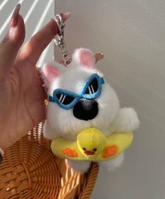 WEGO バカンスわんこぬいぐるみキーホルダー