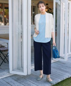 Tiaclasse 【新色追加・洗える】ストレートワイドパンツ