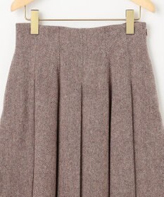 組曲 L 【WEB限定】ネコアシツィード プリーツスカート