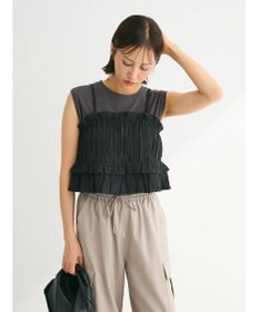 Green Parks シャーリングキャミビスチェ