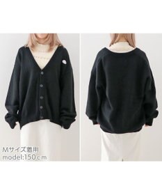 Mother garden しろたん 刺繍ニットカーディガン ユニセックス