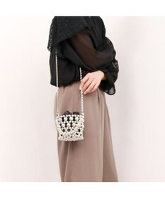 UNBILLION カシュカシュ cachecache / メタルボール2wayチェーンショルダーバッグ