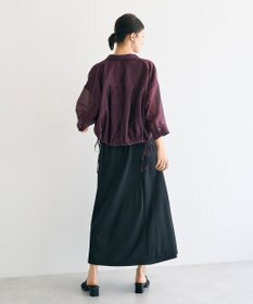 YECCA VECCA 【2点SET】シアーシャツ×Aラインキャミワンピース