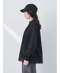 earth music&ecology ピンタックレースブラウス