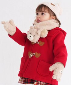 MIKI HOUSE HOT BISCUITS 【1歳-5歳】 もこくま顔ドン ボアミトン