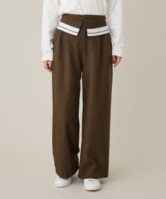 CRAFT STANDARD BOUTIQUE ウエスト折り返しスラックス