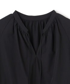 UNFILO L レースヘム ギャザーブラウス