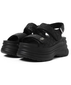 WEGO 【MLサイズ展開】厚底キルティングサンダル