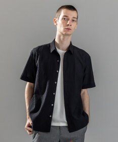 JOSEPH HOMME 新素材【通気性/ストレッチ】トリコサッカーストレッチ 　レギュラーカラー半袖シャツ