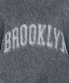 WEGO モヘアタッチBROOKLYNロゴニット