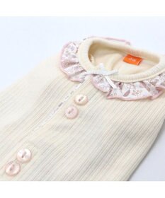 PET PARADISE 花柄 フリル 背中開き Tシャツ 小型犬