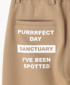 PW CIRCULUS 【WOMEN】【洗える/帯電防止/ストレッチ】ロゴ サイドライン パンツ