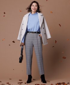 UNFILO フリルネックシャツ