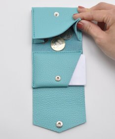 blancle シュリンクレザー 三つ折りウォレット