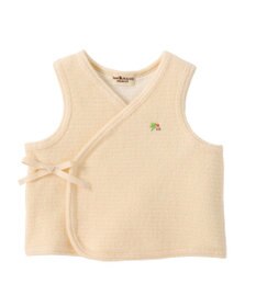 MIKI HOUSE HOT BISCUITS 【50-70cm】 パイル素材 ベビーベスト(胴着)