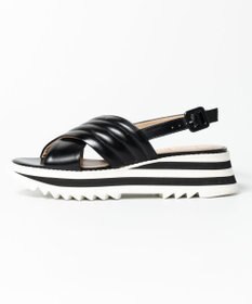 BONTRE 【LucaGrossi/ルカグロッシ】厚底クロスベルトストラップサンダル