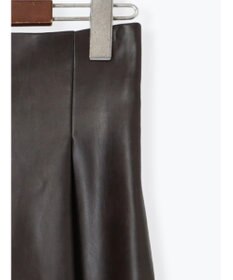 Te chichi フェイクレザーセミワイドパンツ《2025Autumn catalog item》