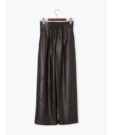 Te chichi フェイクレザーセミワイドパンツ《2025Autumn catalog item》