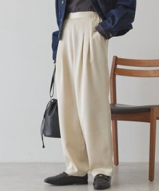 AMERICAN HOLIC 【イージーケア】サテンカーブパンツ