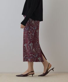 GRACE CONTINENTAL ラメペイズリージャガードスカート