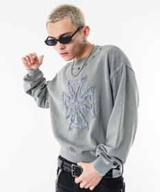 WEGO 【ユニセックス着用ITEM】ブリーチハトメロゴプルオーバー