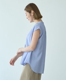 YECCA VECCA 【接触冷感】COOLバックピンタックブラウス